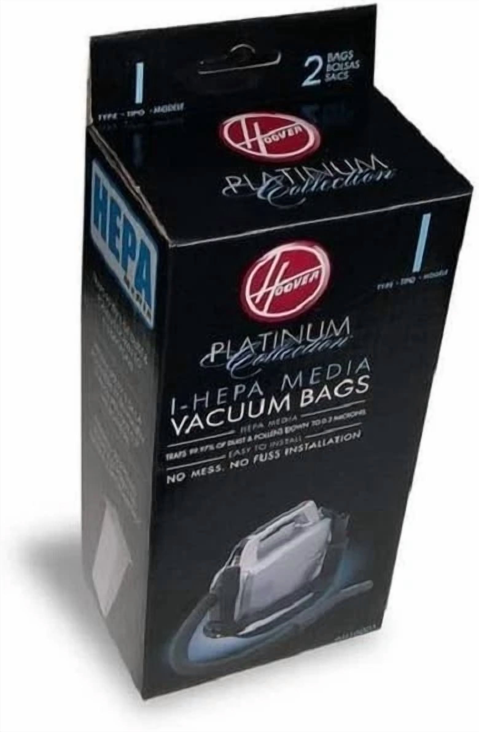 ZYLER- 4 Hoover Platinum Collection Type I Hepa Media Vacuum Bags Ah10005