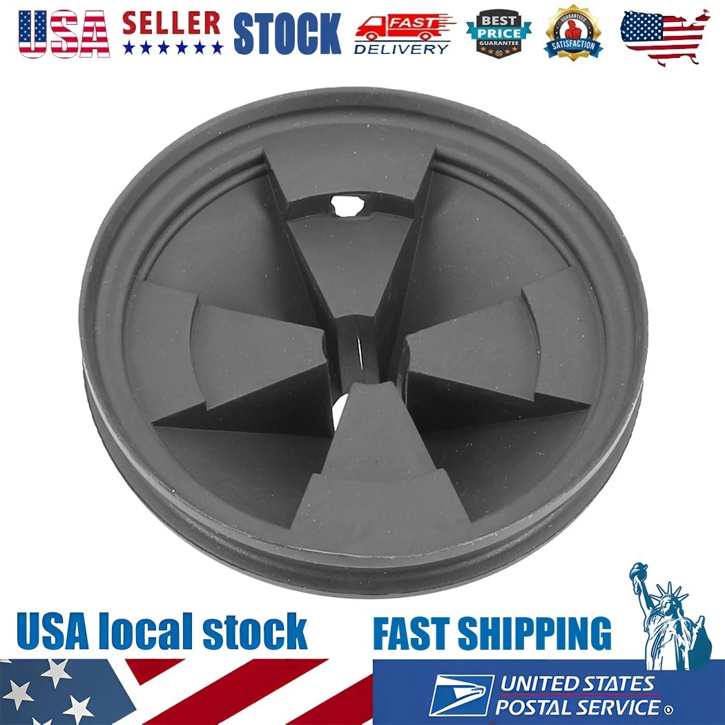 ZYLER- Disposal Splash Guard Garbage Stopper For Insinkerator Black Rubber