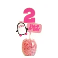 thumbnail image 1 of ZYLER- Girl Penguin Birthday Party Cake Toppers Centerpiece Sticks Decorations With Age, 1 of 3