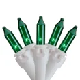 thumbnail image 1 of ZYLER- Northlight Set Of 50 Green Mini Christmas Lights 2.5" Spacing - White Wire, 1 of 3