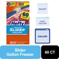 thumbnail image 1 of ZYLER- Slider Freezer Kitchen Storage Bags, Gallon Size, 60 Count, 1 of 6