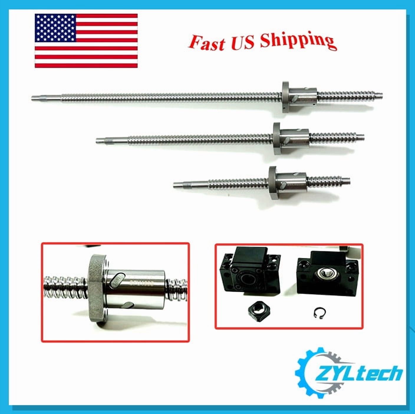 ZYLtech Precision (TRUE C7) 16mm Ball Screw 1605 w/ BF/BK12 End Support