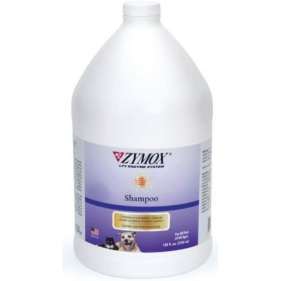 ZYMOX Advanced Enzymatic Shampoo, 1 gal - for Pets & Animals of All Ages: Cleans, Refreshes, Hydrates & Nourishes Dry Skin & Coat