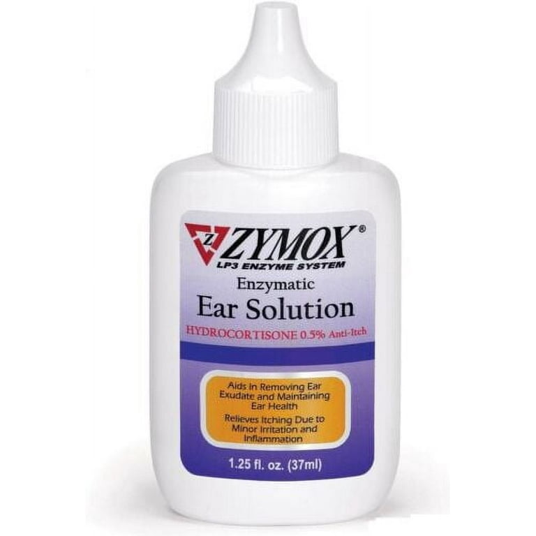 ZYMOX Enzymatic Ear Solution, 0.5% Hydrocortisone, Redness and