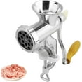 ZYManual Meat Grinder, Stainless Steel Hand Cranked Sausage Maker With