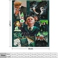 thumbnail image 1 of ZYNASE Draco Movie Actor Malfoy Blanket Super Soft Warm Flannel Blanket for Bedroom Living Room Sofa Four Seasons Perfect for Napping Home Decor Bedding Artwork 40""x50"", Style, 1 of 6