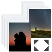 ZYNERY 12 PCS Sublimation Photo Blanks, 8 x 10 Inch Aluminum Sublimation Photo Sign Blank, Photo Metal Sheet Wall Poster Frame for Room Decor 0.45mm