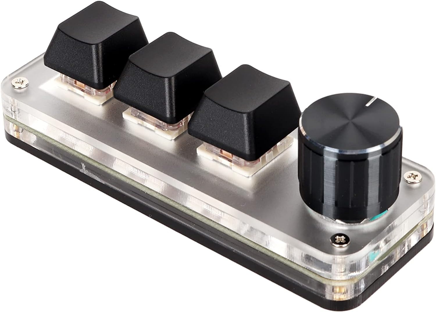 ZYOSU Gaming Keyboard, One Handed Macro Mechanical Keyboard with Red