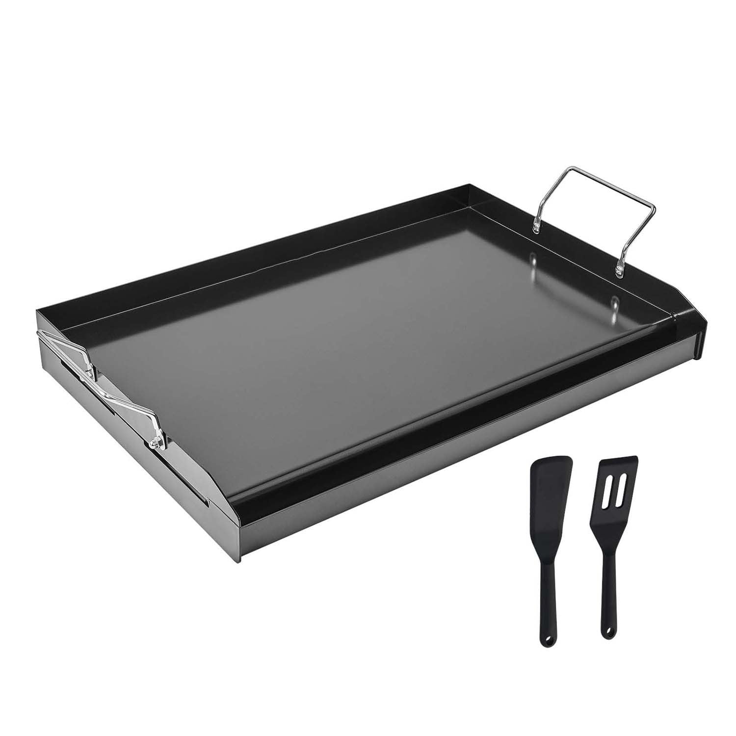 ZYPPP 24x16 in Flat Top Griddle Carbon Steel Universal BBQ Grill Pan Cookware
