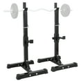 thumbnail image 1 of ZYPPP 2PCS Adjustable Squat Rack Stand – Heavy-Duty Barbell Bench Press Rack with 550Lbs Weight Capacity, Height-Adjustable Home Gym Rack for Squats, Bench Press, Weightlifting & Strength Training, 1 of 17
