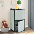 thumbnail image 1 of ZYPPP Dothan Wood 2-Cubed Closed Bookcase - Storage Shelf Organizer Bookshelf (Sage Green), 1 of 8