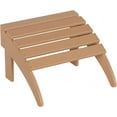 thumbnail image 1 of ZYPPP Furniture Adirondack Ottoman Outdoor Patio Footrest 13.5" Inch Folding Footstool for Outdoor Adirondack Chair (Teak), 1 of 8