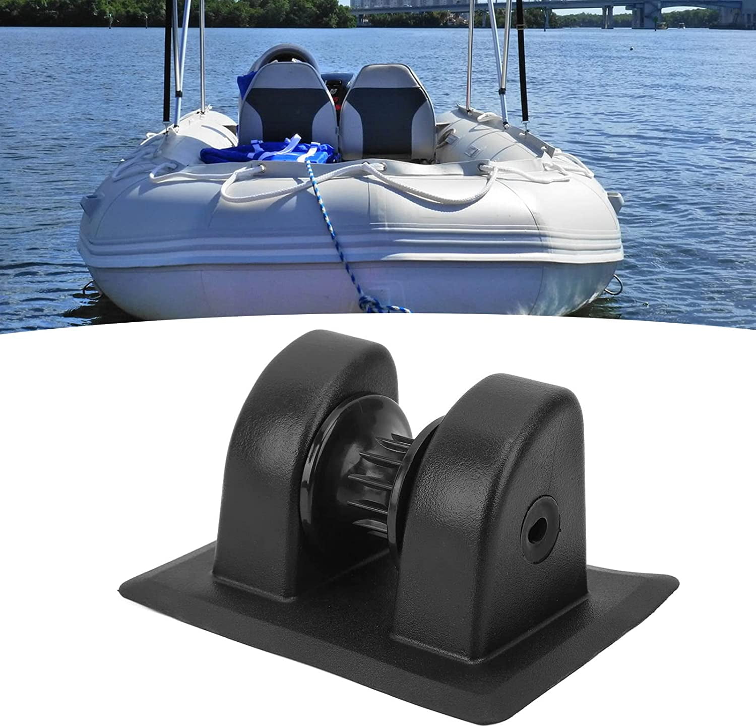 ZYPVC Anchor Tie Off Patch Anchor Holder Wheel,Kayak Anchor Holder Row