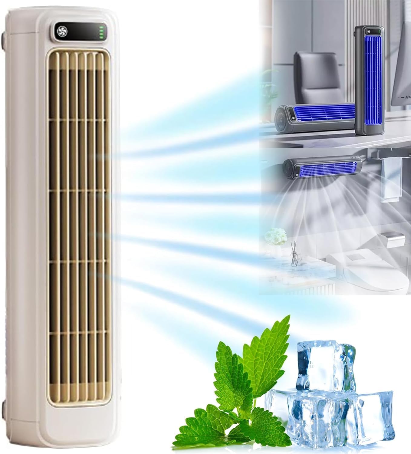 ZYPortable Air Conditioner Cooling Fan, Quiet Cooling Air Conditioner
