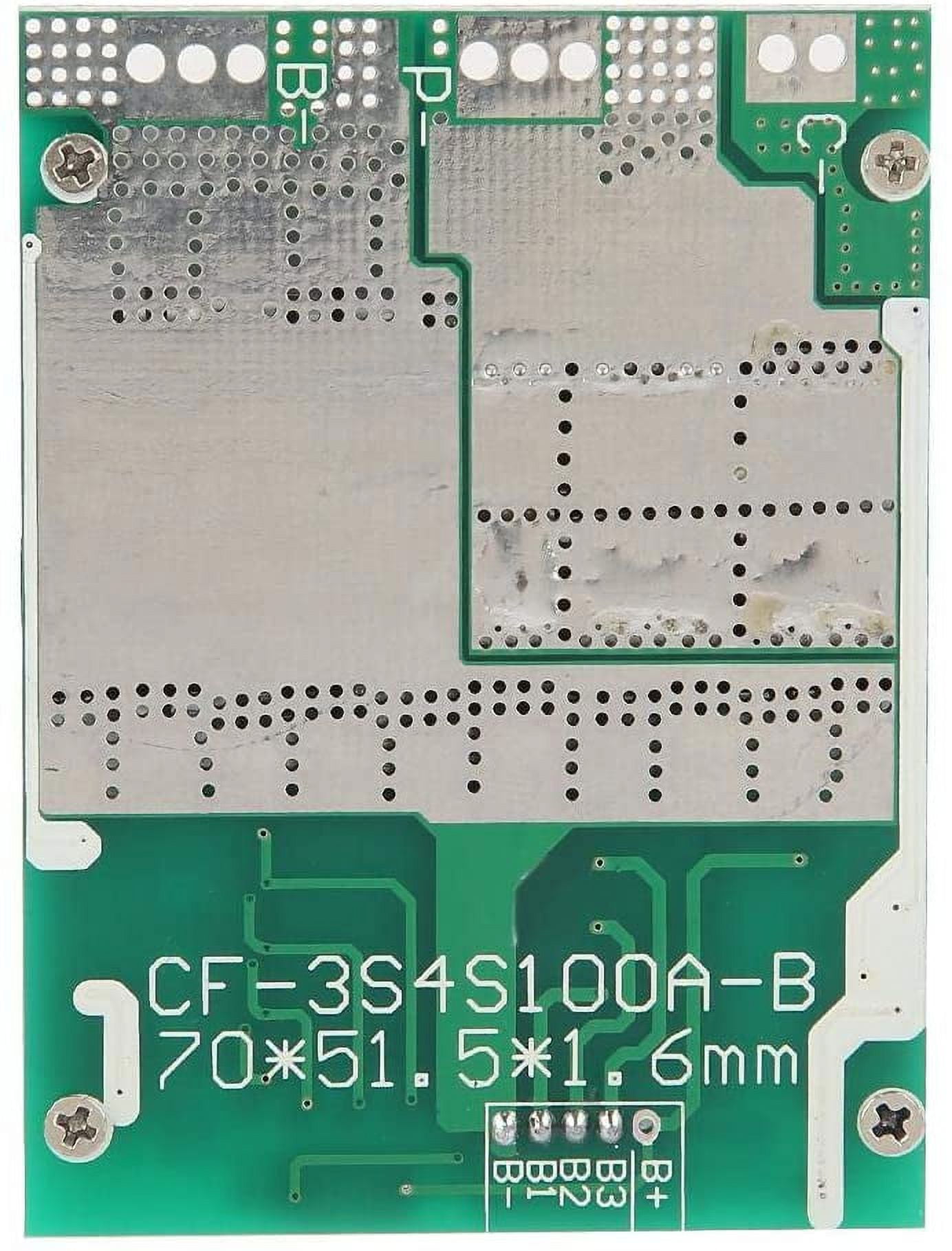 ZYProtection Board Battery Charging Module PCB BMS 4S 100A 12V LiFePO4