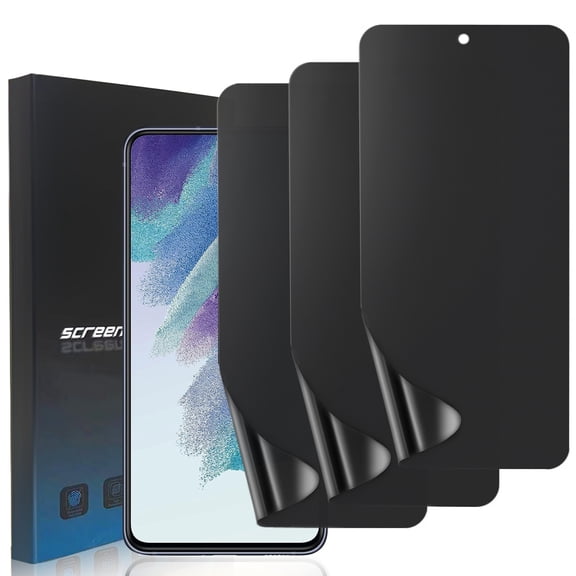 ZYQEEE 3 Pack Matte Privacy Screen Protector for Samsung Galaxy S21 FE, Anti-Glare Anti Fingerprint Flexible TPU Protective Film, Smooth and Responsive Touch,Self-Healing [Not Glass]