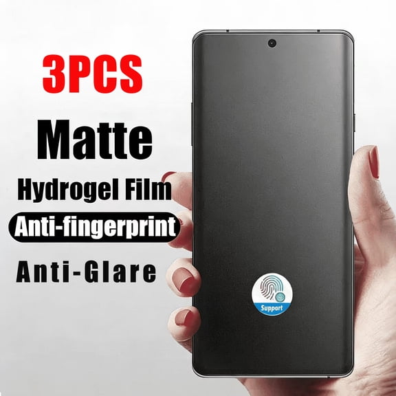 ZYQEEE TPU Matte Privacy Screen Protector for Samsung Galaxy S24 FE 5G, Anti-Fingerprint Anti-Glare,Anti-Spy Soft Fingerprint Unlock Protective Film Compatible for Samsung S24 FE,3Pcs