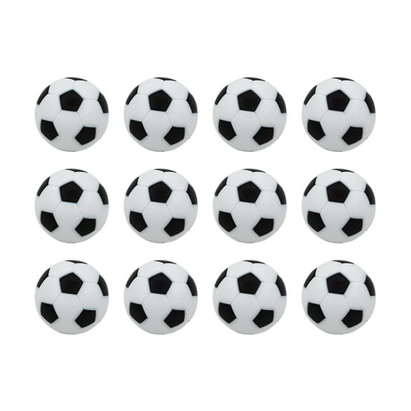 ZYQWEM 12pieces 28mm Table Football Soccer Replacement Balls Official Tabletop Game Balls Official Small Table Footballs Balls