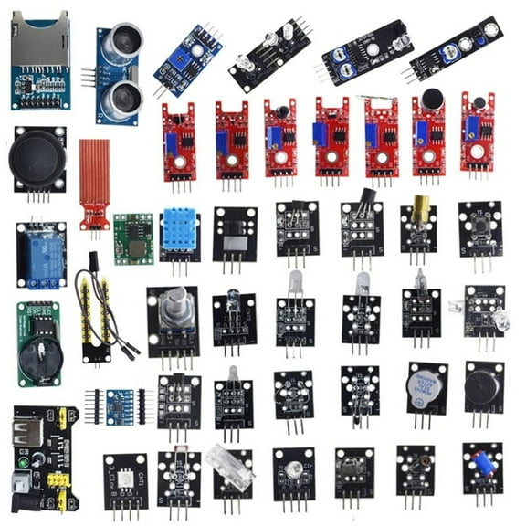 ZYQWEM 16 Sensoring Modules Starter Set for Robotics Home Automation Weather and Projects