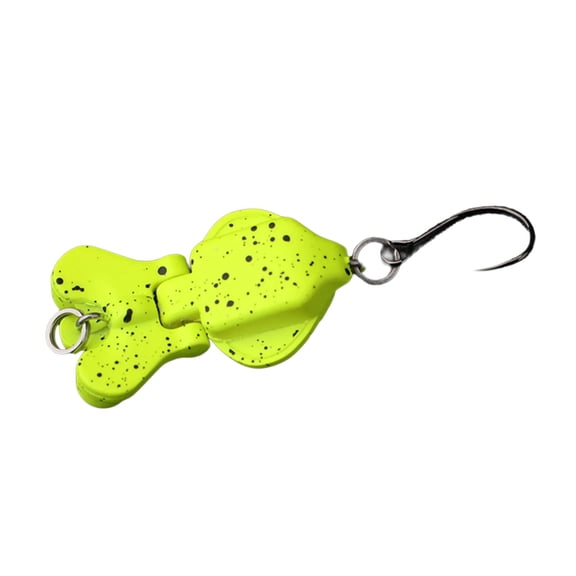 ZYQWEM 2-Section Small Fishing Lures Single Hook Hard Swimbait Jigging Sea Fishing Baits Metal Jigging Hard Squid Baits