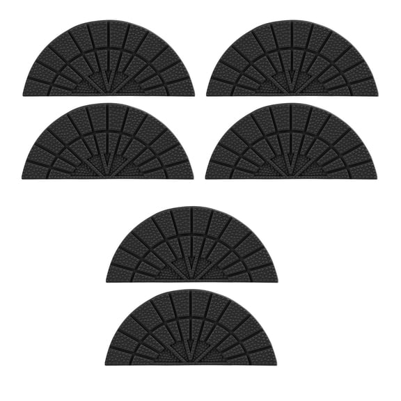 ZYQWEM 3Pair Adhesive Rubber Shoe Pad Shock Absorption Slip Resistant Shoe Grip Shoe Protectors For Adult Kid Sneakers Trainer