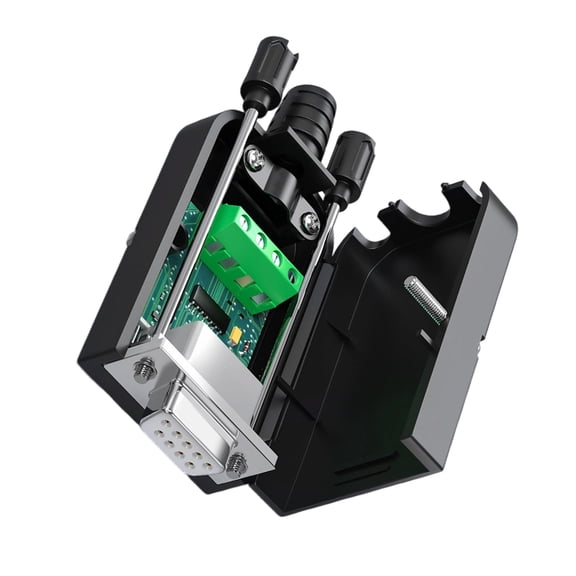 ZYQWEM Industrial RS232 To RS485 Adapter For Long Distances Communication Data Transmission Up To 4000Ft 600W Surges Protection
