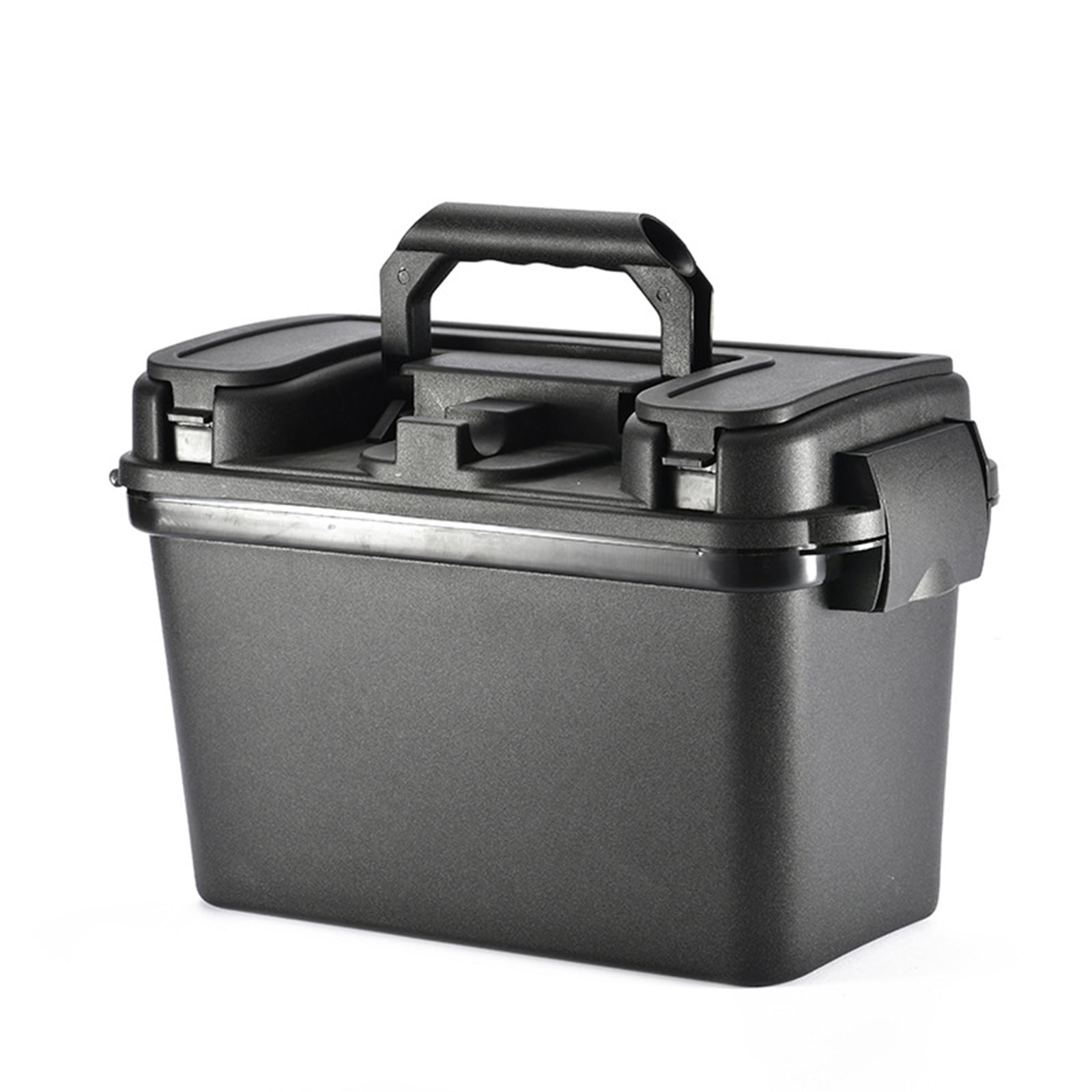 ZYQWEM Waterproof Fishing Tackle Storage Box With Security Heavy Duty Organizers For Outdoor Angling Tool And Equipment