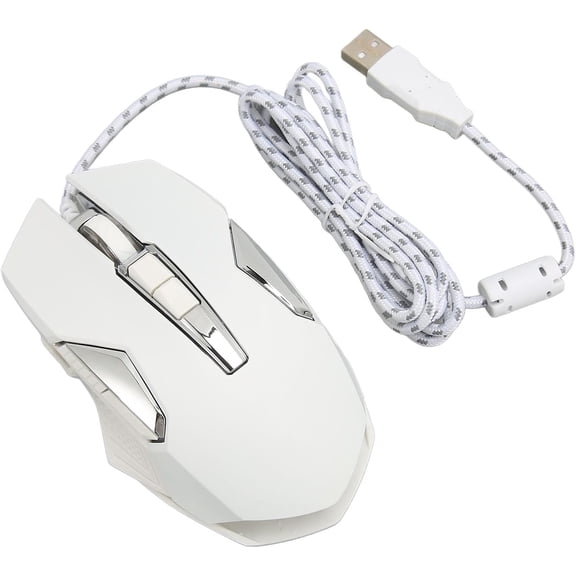 ZYRGB Gaming Mouse 7200 DPI Programmable Buttons, Silent and Ergonomic Design, Fully Programmable, Plug and Play with USB Cable, Mechanical Appearance, RGB Backlight, 4 Adjustable-1008