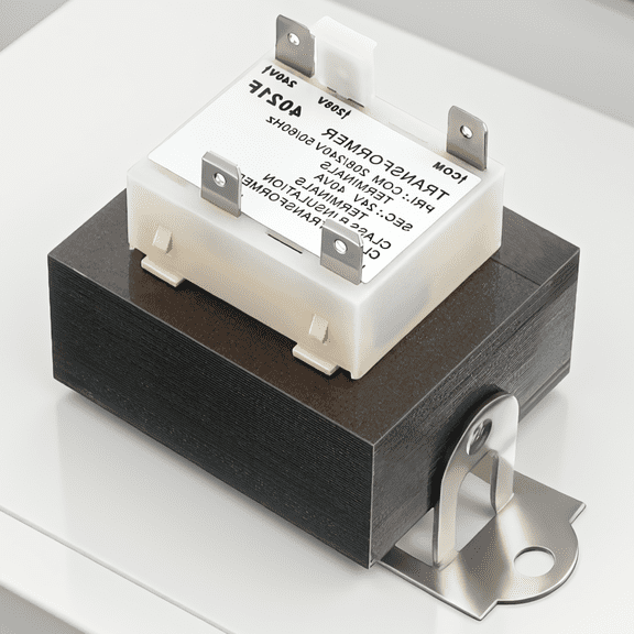 ZYRPORE 1-Pack 40VA 208/240V to 24V HVAC Transformer, Furnace Control Transformer for Heating and Systems, Foot Mount