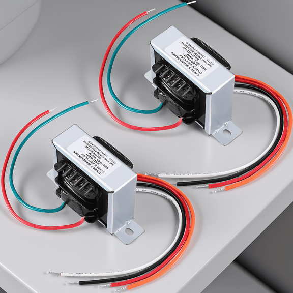 ZYRPORE 2 Pack 24V Control Transformer 40VA, Multi-Tap Primary 120/208/240V, 2 Low , HVAC Furnace Replacement