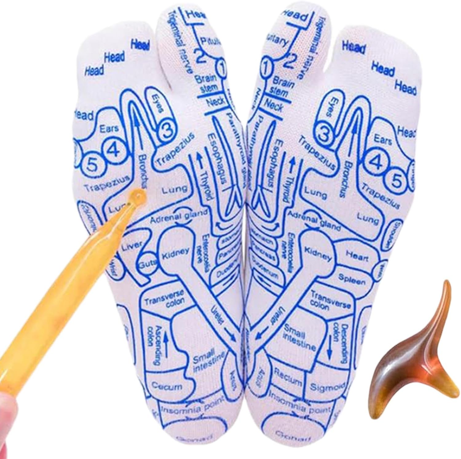 ZYReflexology Socks Set, Reflexology Socks with Trigger Point Massage