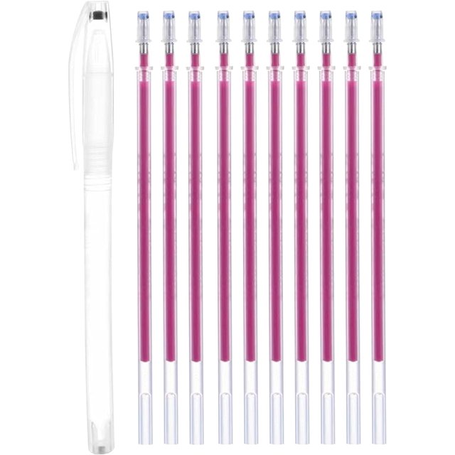 ZYSewing Mark Pencil Embroidery Fabric Pen with 10 Refills