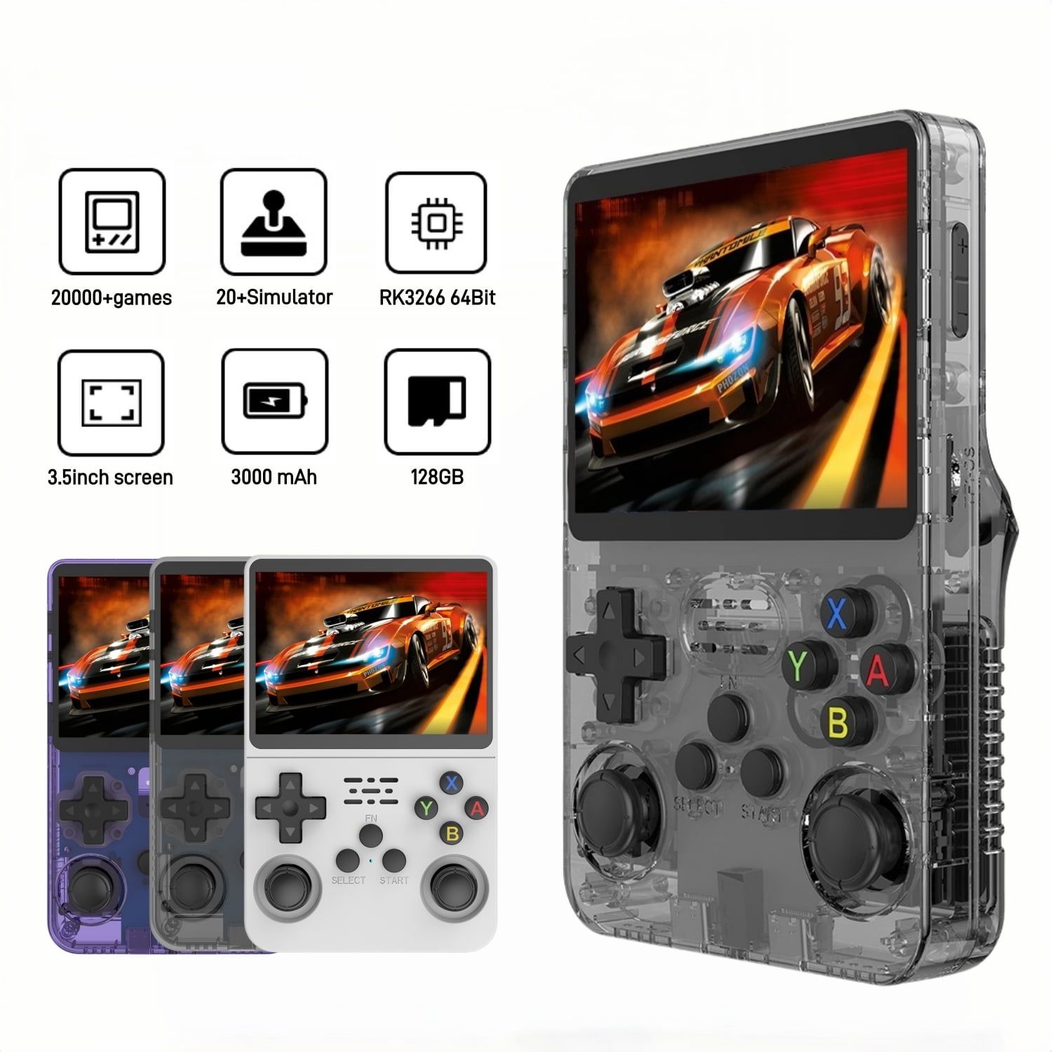 プレイステーション3 ZYTKWT R36S Handheld Game Console, 3.5-inch IPS Screen, 20,000+