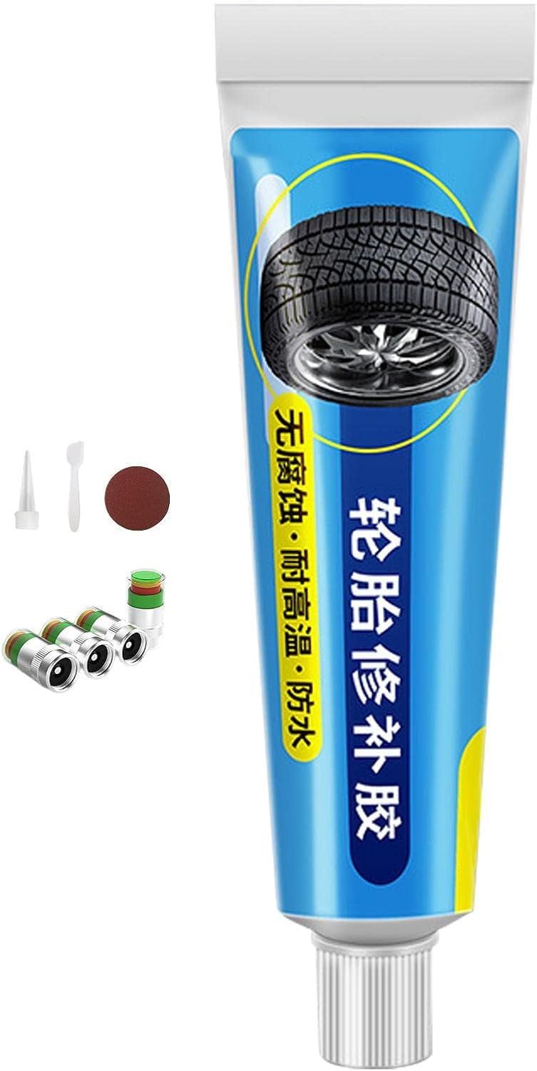 ZYTire Repair Glue Liquid,Auto Wheel Tyre Strong Adhesive Black Soft
