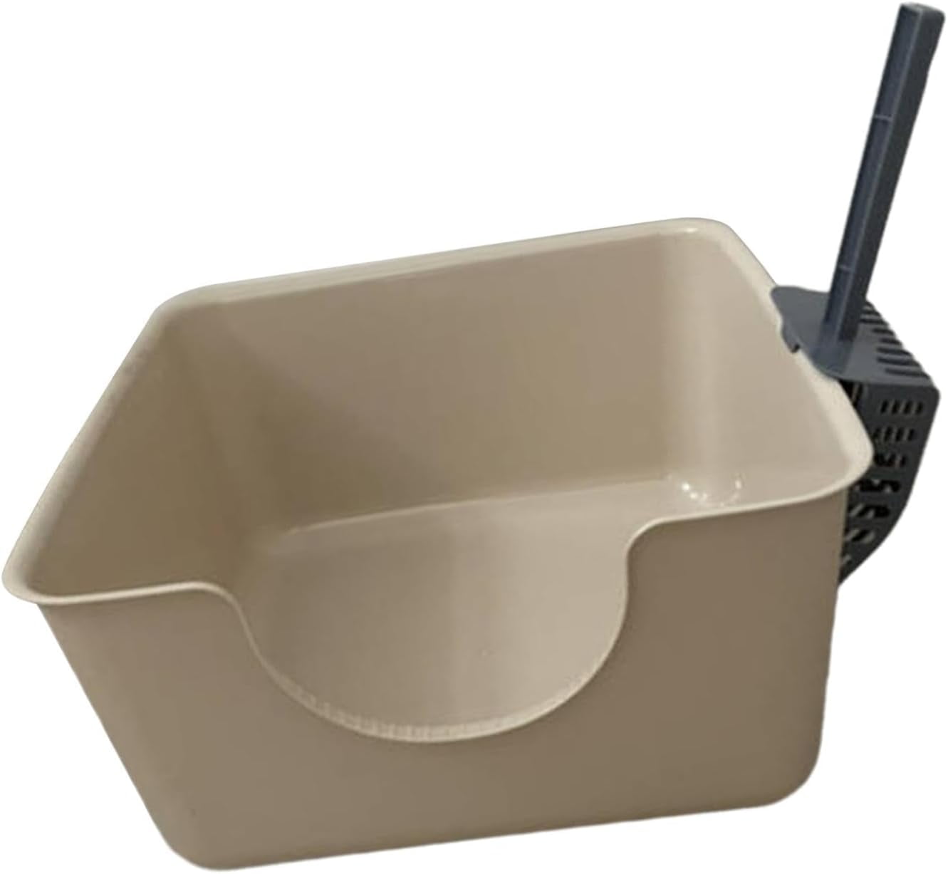 ZYTopOpening Pet Litter Box for Cats Easy Maintenance and High Walls