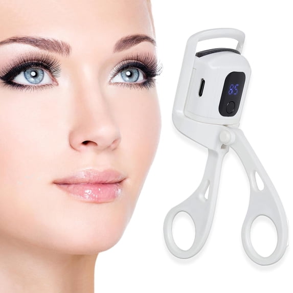 ZYVICXFJ Heated Eyelash Curlers Ultimate Styling! Rapid Heat-up, USB Rechargeable, Temperature Control, Long-Lasting Curls, Safe Design