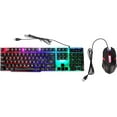 ZYWired Gaming Keyboard and Mouse Combo, RGB Backlit Computer Keyboard