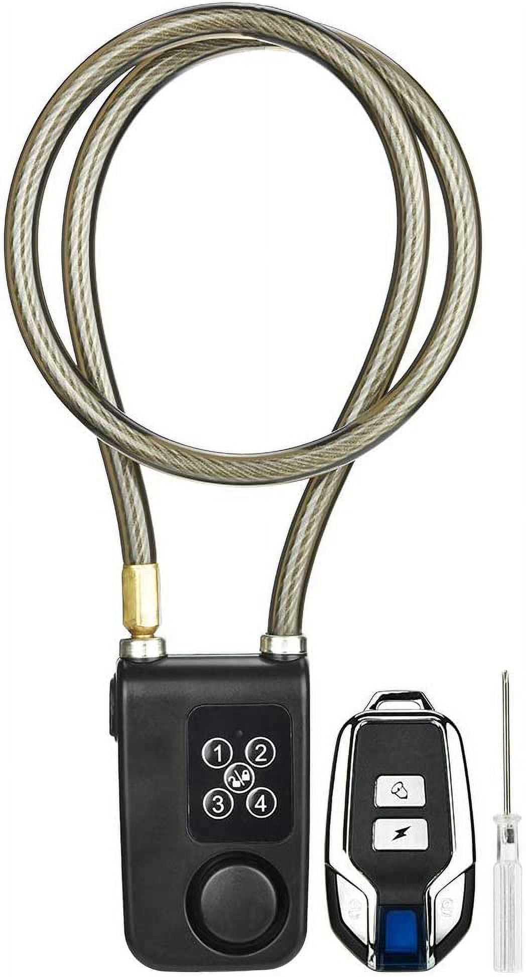 ZYWireless Remote Control Alarm Lock with 115dB Alarm, AntiTheft