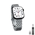 thumbnail image 1 of ZYX 7-Link Stainless Steel Band for Apple Watch, Women's Dressy Metal Bracelet with Tool, Sliver, 38mm/40mm/41mm/42mm(series 10 11), 1 of 6