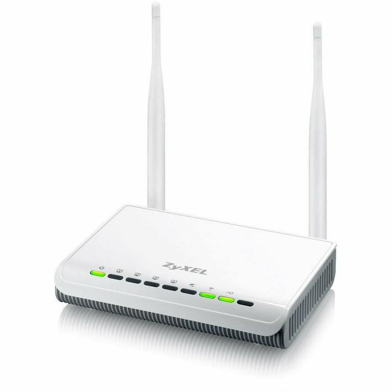 Ødelæggelse overdrive vinden er stærk ZYXEL NBG-418N Wi-Fi 4 IEEE 802.11n Wireless Router - Walmart.com