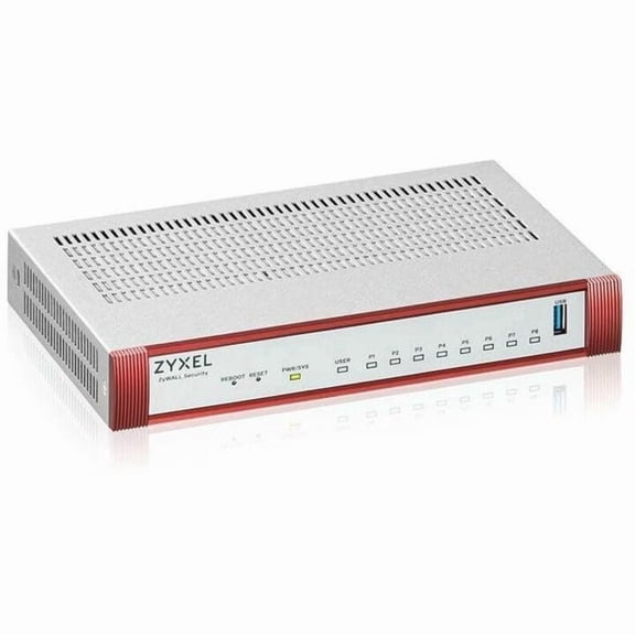 ZYXEL USGFLEX100H - High Speed UTM Cyber Security and VPN Firewall | Hardware Only | Nebula Cloud Option - Hardware with Optional UTM Services Web Filtering, Ransomware Blocking, Sandboxing, Anti-M...