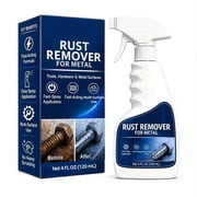 ZYXWVU 120ml Fast-Acting Metal Rust Remover Spray Multi- Rust Cleaner for Tools Hardware Auto Parts No Heavy Scrubbing Needed Best Choice Great Gift for Home Office