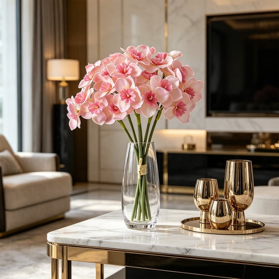 ZYXWVU Artificial Branches Faux Flower Decorative Tree Branches for Vase Arrangement Wedding Hotel Home Scene Decor Photo Props