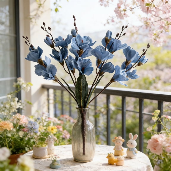 ZYXWVU Artificial Flower Branch Spring Faux Floral For Wedding Home Table Decor Festival Farm Party Centerpiece Arrangement Seasonal Display