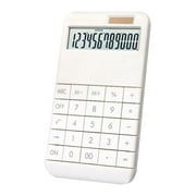 ZYXWVU Back to School School Supplies Solar Powered Calculator Large Display And Buttons Clear Large LCD Display I For Office School Home And Business Use for Teen Wal-mart