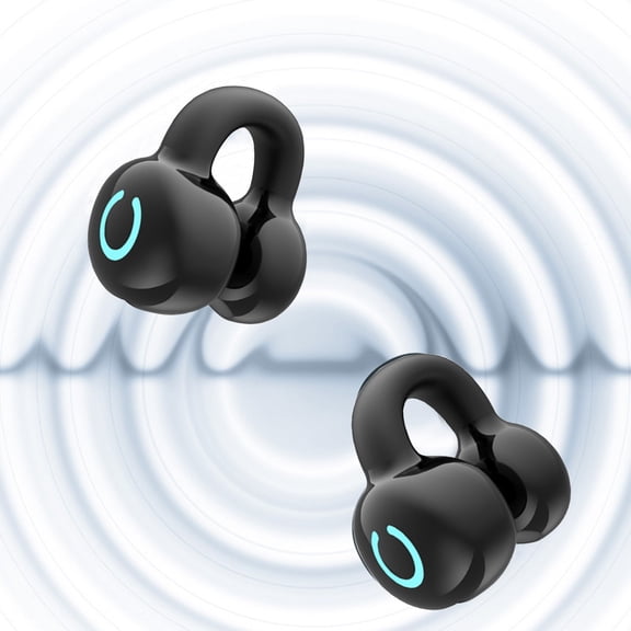 ZYXWVU Bluetooth Headphones Open Ear Single Ear Headset Comfortable Fit Long Battery Life Stable 33ft Wireless Range Hands Free Calling for Work Travel