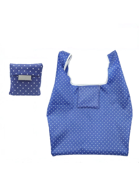 ZYXWVU Eco Foldable Square Tote Waterproof Oxford Shopping Bag Reinforced Handles Groceries Travel Reusable Large Capacity Storage