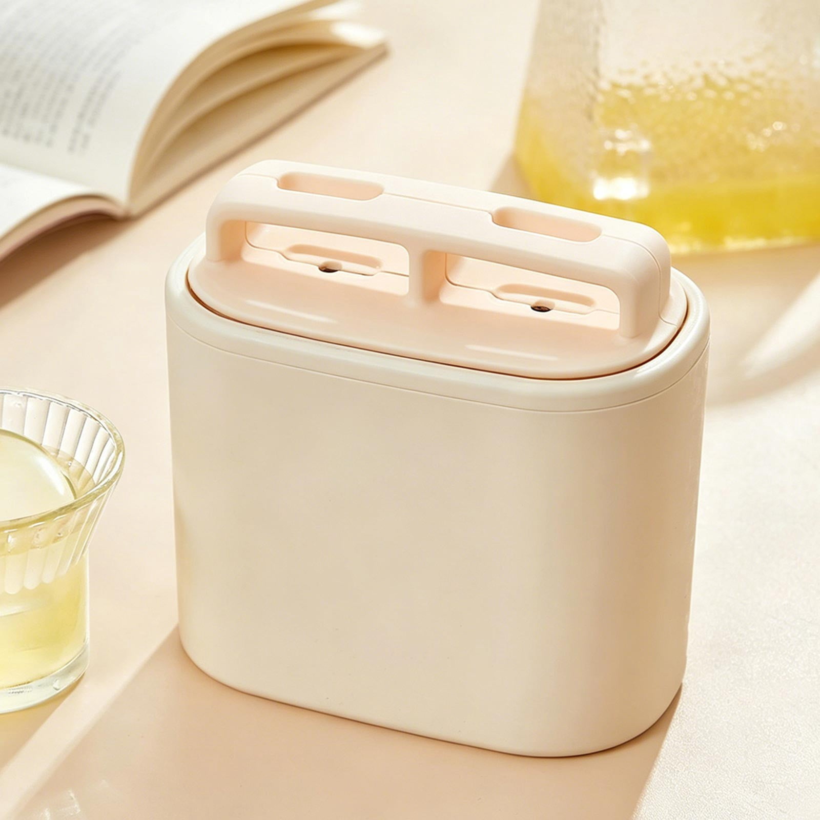 ZYXWVU Ice Ball Mold Leakproof Flexible Round Ice Ball Maker with Lid Slow Melting Ice Sphere Mold for Whiskey Cocktails Drinks Freezer Ice Tray
