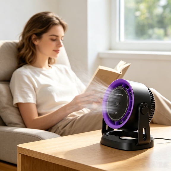 ZYXWVU Mini Fan Quiet Desktop Wall Mounted Circulating Fan Dual Use Adjustable USB Personal Cooling Fan for Home Office Bedroom Dorm