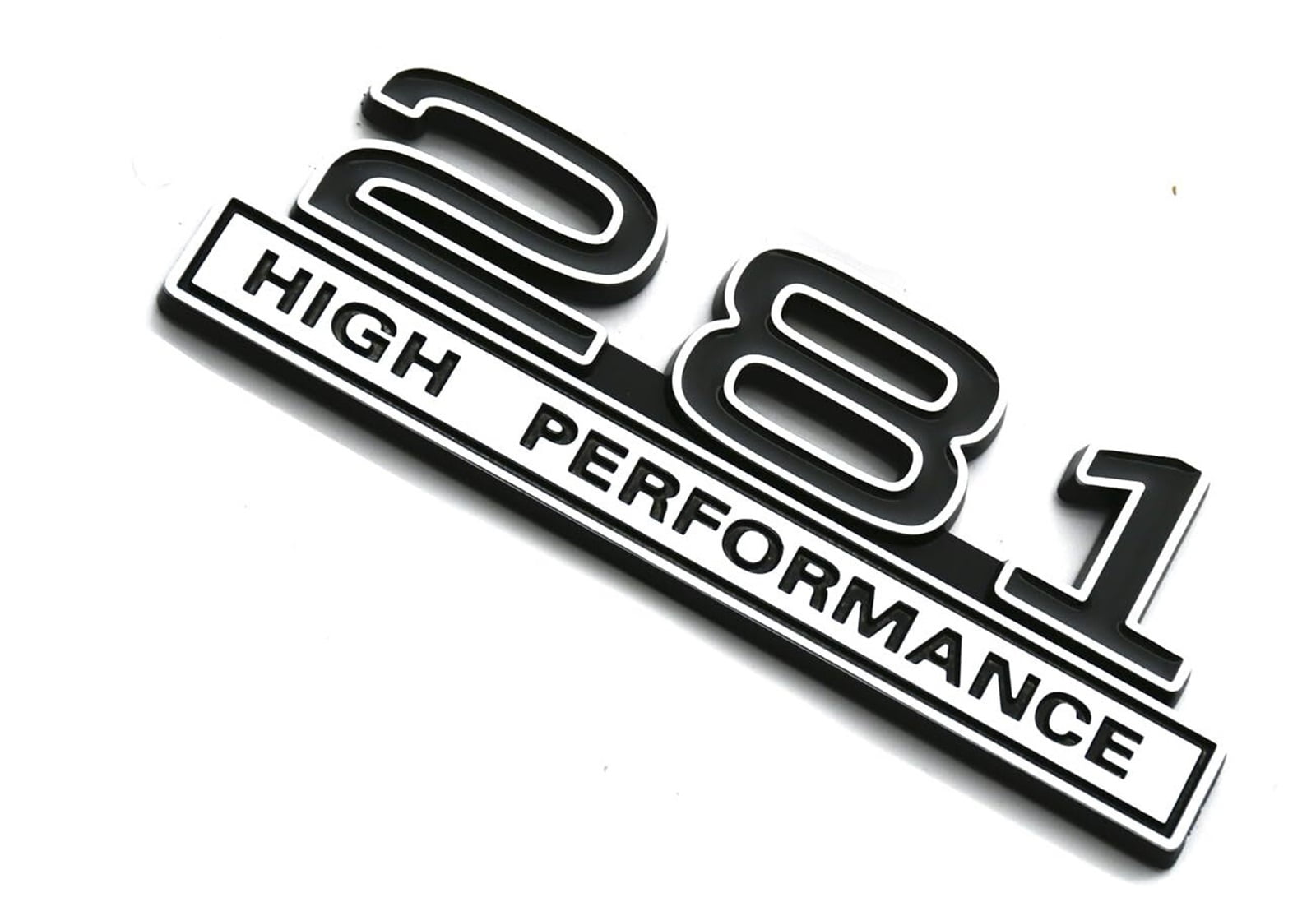 Engine Emblems ZZ 2pcs 281 4.6L V8 High Performance Engine Emblems Badge 3D Decals ...